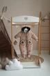 Демісезонний комбінезон для дитини "Little bear" від 12 до 18 місяців Осінньо-весняний комбінезон 80 см Brown (Vc19) - зображення 7