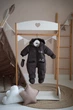 Дитячий комбінезон для дитини Panda 80 см Осінньо-весняний комбінезон від 12 до 18 міс Шоколадний (PdK4) - зображення 3