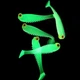 Люминесцентная приманка для рыбалки GlowFish, зеленая, набор из 10 штук - изображение 3