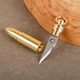 Мини-брелок в виде патрона PenatCut, золотистый, 2 штуки - изображение 4