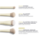 Набор кистей для лица Morphe Buttery Blends 4-Piece Face Brush Set - изображение 2
