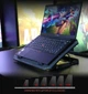 Охладитель-подставка для ноутбука Meetion CP3030 с RGB-подсветкой 9"-15.6" дюймов Черный - изображение 6