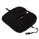 Детская ортопедическая подушка для сидения School Comfort M1-M (10-15 лет) от Correct Shape, наволочка замша, цвет Черный, 40х38х6 см - изображение 1