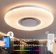 Люстра світлодіодна VALESO музична смарт LY565-500 WH з пультом та додатком 60W+5W RGB Білий - зображення 1