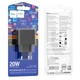 Мережеве зарядне HOCO CS14A QC3.0 PD 20W black - изображение 4