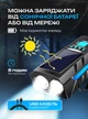 Велофара передня на велосипед на акумуляторі на кермо для самокату мотоцикла вело зарядка від сонця лід велофара водонепроникна ліхтар далекобійна з кріпленням дзвіночком задній стоп в комплекті OnePro 73943 - зображення 2
