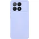 Чехол TPU GETMAN Liquid Silk Full Camera для Xiaomi Poco X6 Pro Сиреневый / Light purple - изображение 1