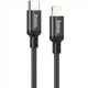 Дата кабель Hoco X14 Double Speed Type-C to Lightning Cable (1m) Black - изображение 1