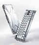 Ігрова дротова магнітна клавіатура GravaStar Mercury V60 Pro Deluxe Edition / Magnetic GravaStar UFO Switch / with Keycap Set / Chrome Silver - зображення 7