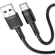 Дата кабель Hoco X83 Victory USB to Type-C (1m) Black - зображення 2