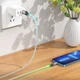 Дата кабель Hoco U112 Shine 2.4A USB to Lightning (1m) Gray - зображення 8