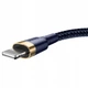 Дата кабель Baseus Cafule USB to Lightning 1.5A (2m) (CALKLF-C) Золотой / Синий - изображение 3