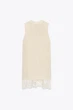 Комбінована трикотажна сукня Zara 2756/110 L Бежева (02756110712L) - зображення 6