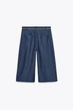 Довгі шорти-бермуди з ременем-ланцюжком Zara 8300/995 XS Сині (08300995200XS) - зображення 7