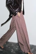 Струмуючі смугасті штани zw collection Zara 4437/247 XL Синій/Бежевий (04437247068XL) - изображение 2