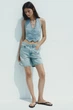 Джинсові шорти-бермуди trf з подертостями Zara 4060/205 XS Блакитні (0406020540032) - зображення 2