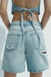 Джинсові шорти-бермуди trf з подертостями Zara 4060/205 XS Блакитні (0406020540032) - зображення 5