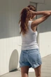 Джинсова спідниця-шорти на запах Zara 1416/023 XXS/32 Блакитні (0141602340632) - зображення 4
