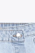 Джинсова спідниця-шорти на запах Zara 1416/023 XXS/32 Блакитні (0141602340632) - зображення 7