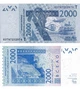 Банкнота 2000 франків Того 2003 рік UNC - зображення 1