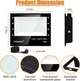 Прожектор LED Indmird 60W, 2 шт, 6000LM, зовнішній, IP66 - зображення 3