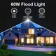 Прожектор LED Indmird 60W, 2 шт, 6000LM, зовнішній, IP66 - зображення 4