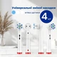 Насадки 4 шт Extra-Thin EB60-X для Oral-B электрощетки с мягкой щетиной для щетки орал би - изображение 3