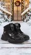 Кроссовки женские No Brand С501 зимние черные 39 24.5 см - изображение 5