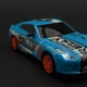 Игрушечная машинка Nissan GT-R голубая для дрифта на радиоуправлении 4WD HB Toys - изображение 3