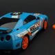 Игрушечная машинка Nissan GT-R голубая для дрифта на радиоуправлении 4WD HB Toys - изображение 6
