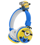 Наушнки Headset детские беспроводные Миньйоны с з Bluetooth и микрофоном для мальчика, регулируемій размер, синие (SVS) - изображение 4