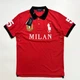 Футболка Polo Ralph Lauren Milan червоного кольору, поло ральф лорен мілан, розмір XL - изображение 1