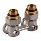 Узел нижнего подключения панельного радиатора SOLOMON NV 5102 угловой шаровой 3/4″ - изображение 3