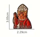 Значок Gatolico - если молиться, то на кота 3.05 х 2.29 см "Я КОТолик" - изображение 3