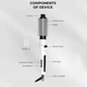 Стайлер-плойка IPARAH P-280W для автоматичного завивання волосся, 32 mm, 150-200 °C, 45W - зображення 3