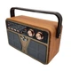 Ретро радіоприймач Kemai MD-507BT Bluetooth USB SD FM AM SW акумулятор 18650 з пультом та телескопічною антеною - зображення 7