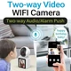 Відеоняня WiFi поворотна з екраном 2.8” Full HD 1080P, двосторонній зв’язок, нічне бачення, IP камера для дому - изображение 3
