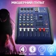 Звуковой микшерный пульт 4-канальный 2А 230В/50Гц 100Гц-20кГц MX 4200D-2A Bluetooth SD/MMC, активный с FM-радио - изображение 2