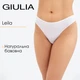 Жіночі бавовняні труси танга Giulia Leila 2102/60 L White, комфортні трусики стрінги, базова білизна - зображення 1