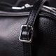 Сумка женская кросс-боди через плечо для телефона и для документов из натуральной кожи маленькая Vintage Черный 37193 - изображение 12