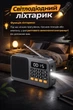 Портативный FM радиоприемник с MP3-плеером, USB/TF, LED-дисплей, аккумулятор - изображение 4