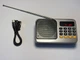 Портативный FM радиоприемник с MP3-плеером, USB/TF, LED-дисплей, аккумулятор - изображение 6