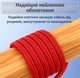 Кабель для швидкої зарядки USB Type C 120W 6A Data кабель для передачі даних 480 Мбіт/с зарядний шнур для макбука телефону ноутбука від повербанка смартфонів samsung xiaomi macbook планшета 3 метри Червоний 10_1_3m_2C - зображення 5