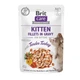 Корм вологий Brit Care Fillets in Gravy Tender Turkey Kitten д/кошенят філе в соусі з індичкою 85 г - зображення 1