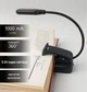 Настільна гнучка лампа з вбудованим акумулятором 1000mAh, з магнітним кріпленням та прищіпкою, 6 світлодіодів 3000-4500-6000К регульована яскравість - зображення 2