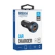 Автомобільний зарядний пристрій Brevia ePower Dual PowerMax Metal LED 60W 1xUSB-C+1xUSB-A 46060CUB - зображення 5