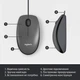 Мишка Logitech M100 USB Black - зображення 6
