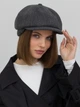 Кепи женское VILSS Cashemir Ligurina VLK-5100-77-mv3-M 57-58 Темно-серое (ROZ6501087309) - изображение 3