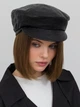 Кепи женское VILSS Empty Эко-Кожа Sicilia VLK-5300-2-E-L 57-58 Черное (ROZ6501087321) - изображение 1
