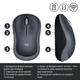 Мышка Logitech M185 swift grey - изображение 4